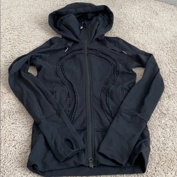 lululemon athletica Tops - Black Lululemon Zip Up